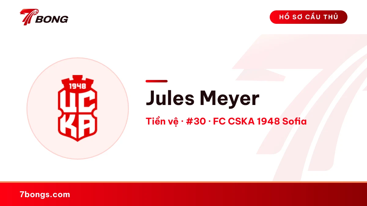 Jules Meyer — FC CSKA 1948 Sofia
