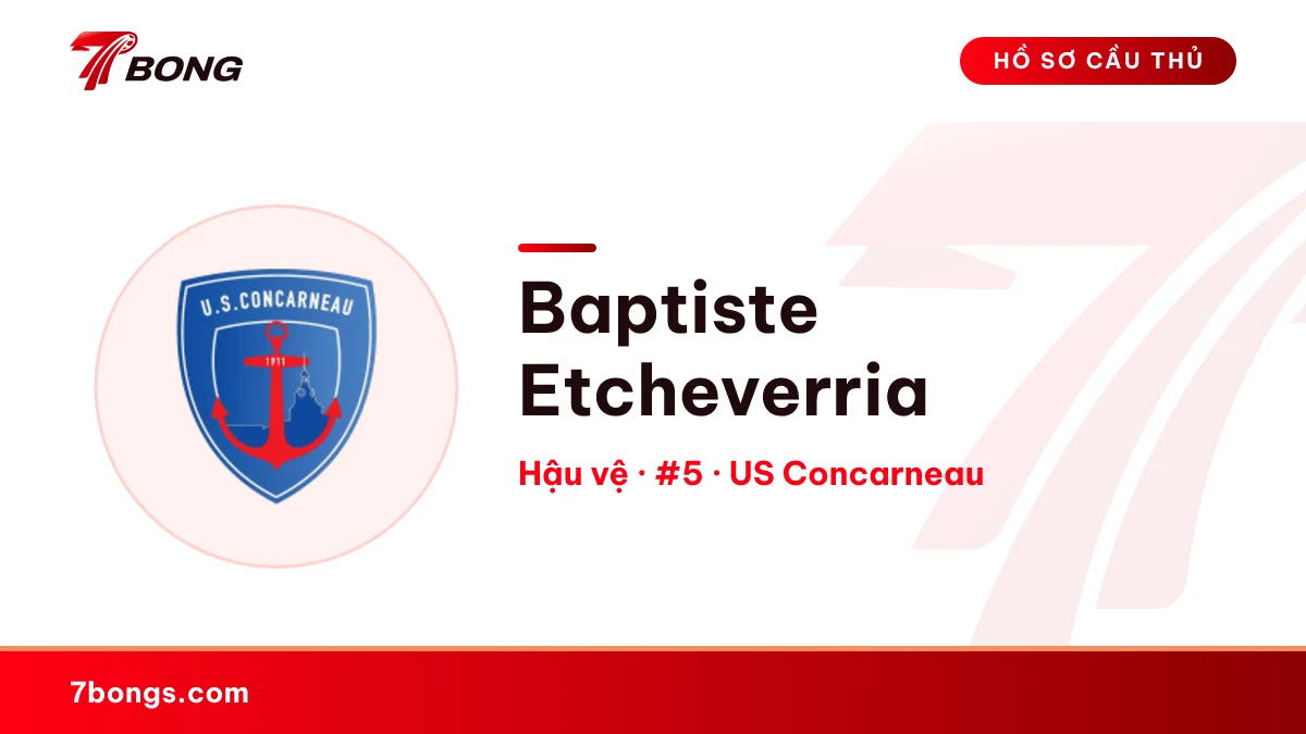 Baptiste Etcheverria — US Concarneau