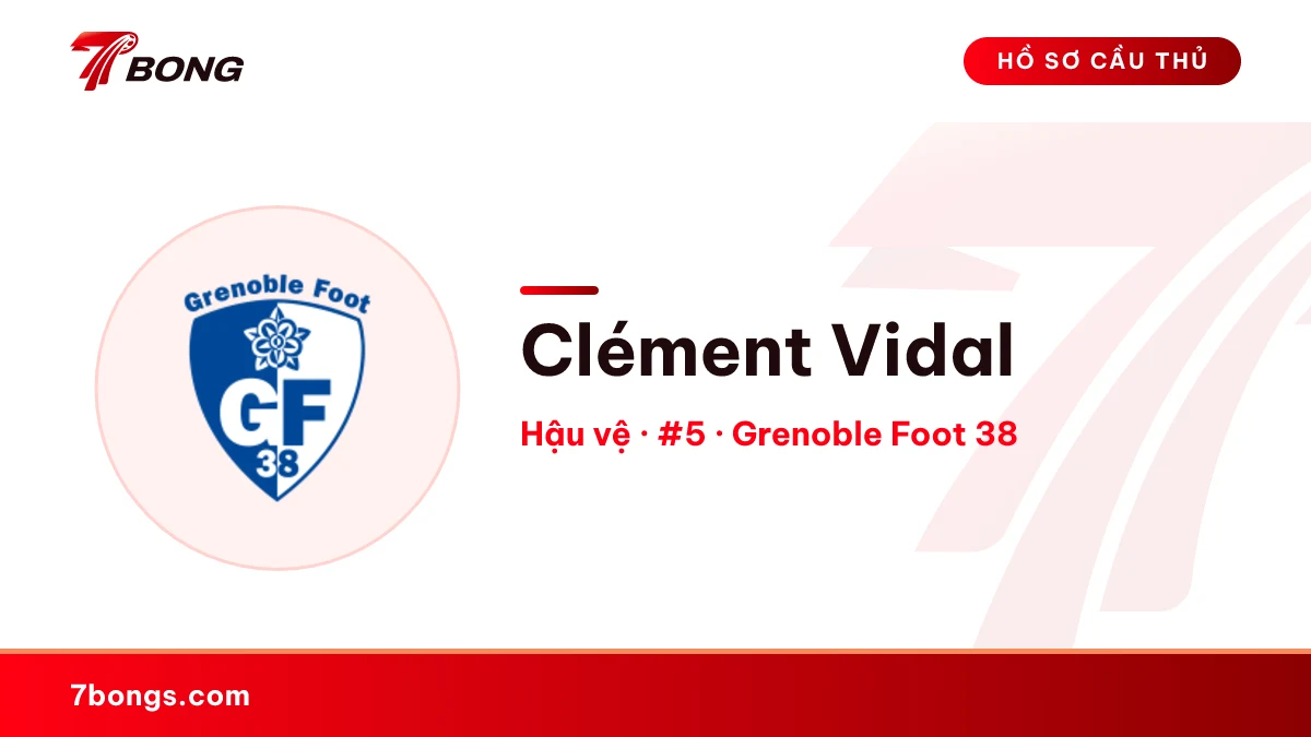 Clément Vidal — Grenoble Foot 38