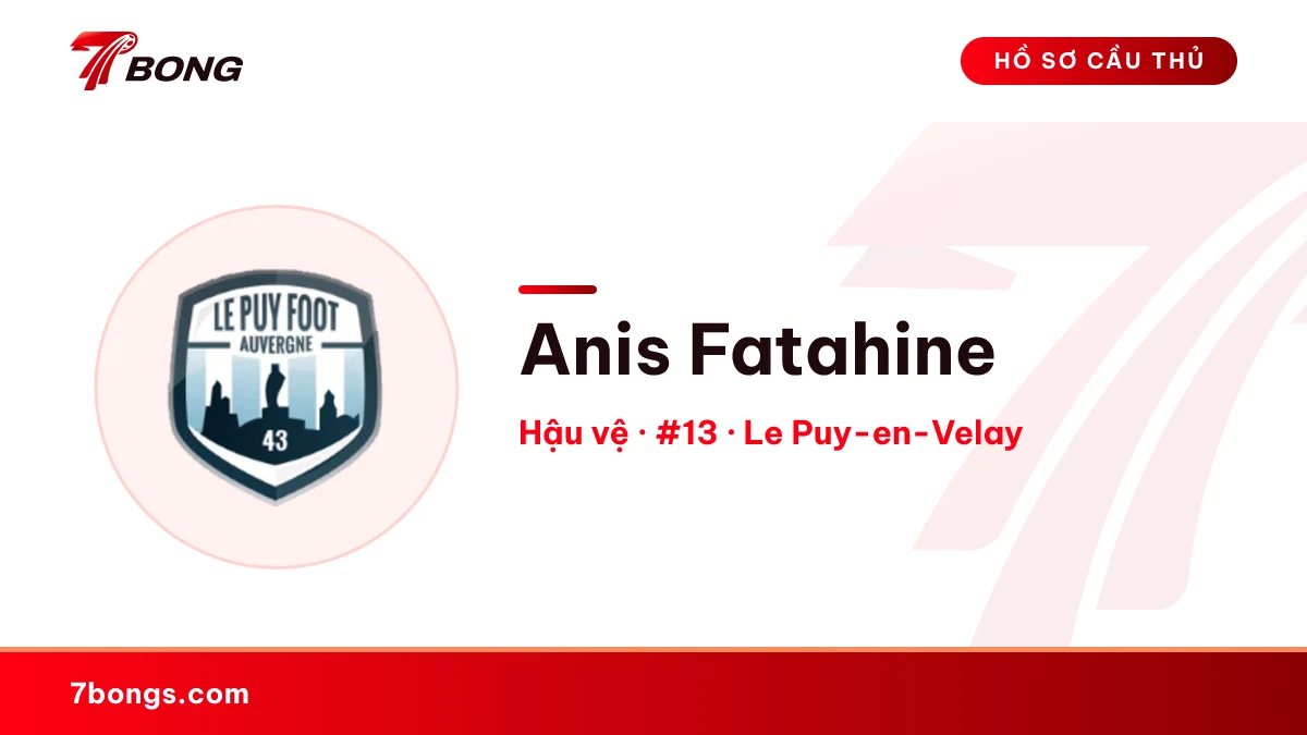 Anis Fatahine — Le Puy-en-Velay