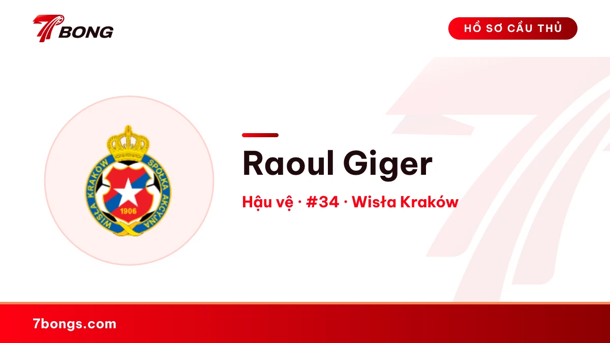 Raoul Giger — Wisła Kraków
