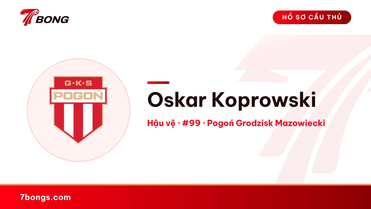 Oskar Koprowski — Pogoń Grodzisk Mazowiecki