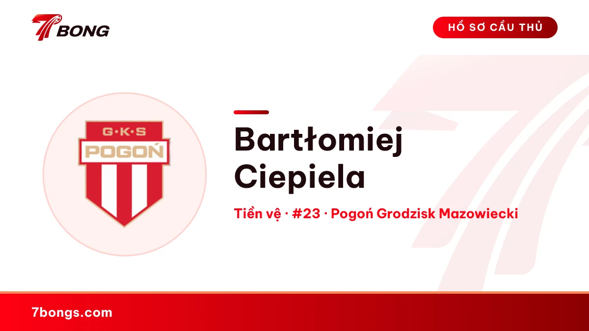 Bartłomiej Ciepiela — Pogoń Grodzisk Mazowiecki