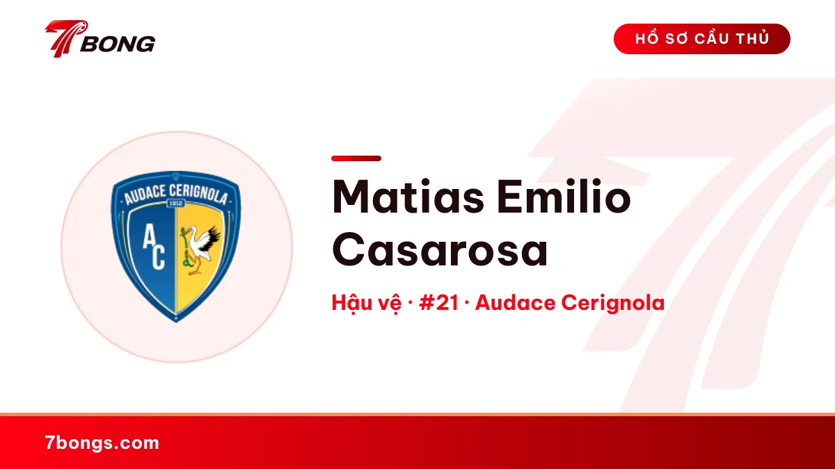 Matias Emilio Casarosa — Audace Cerignola