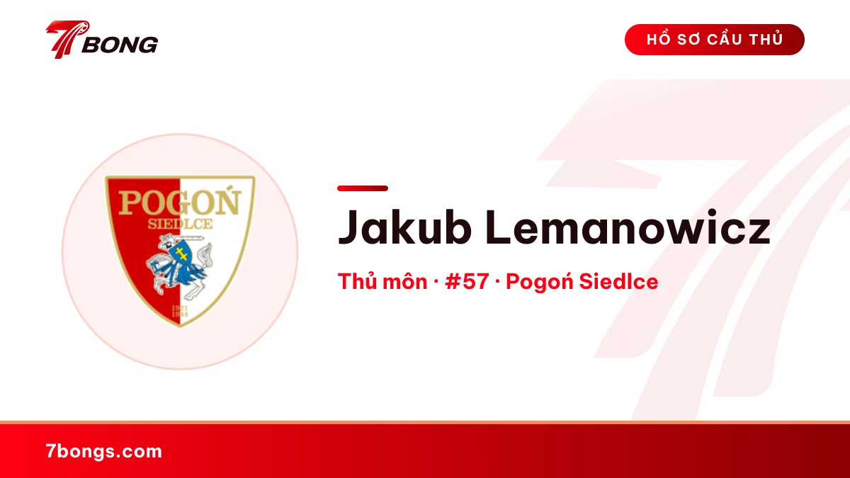 Jakub Lemanowicz — Pogoń Siedlce