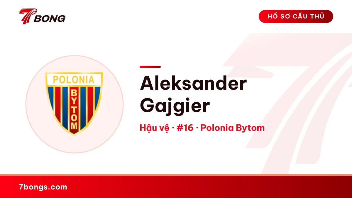Aleksander Gajgier — Polonia Bytom