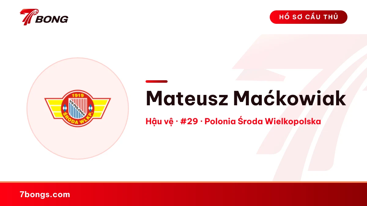 Mateusz Maćkowiak — Polonia Środa Wielkopolska