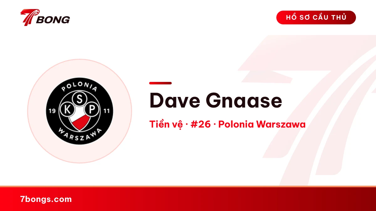 Dave Gnaase — Polonia Warszawa