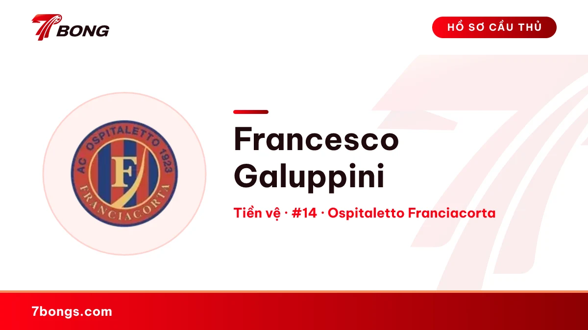 Francesco Galuppini — Ospitaletto Franciacorta