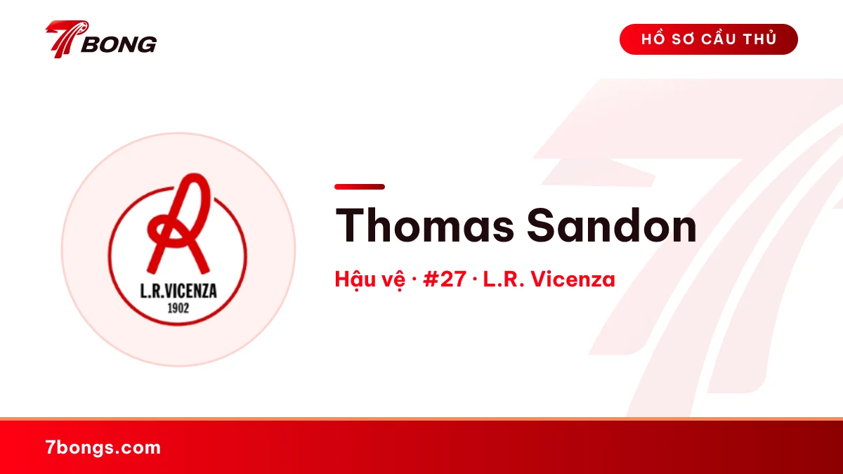 Thomas Sandon — L.R. Vicenza