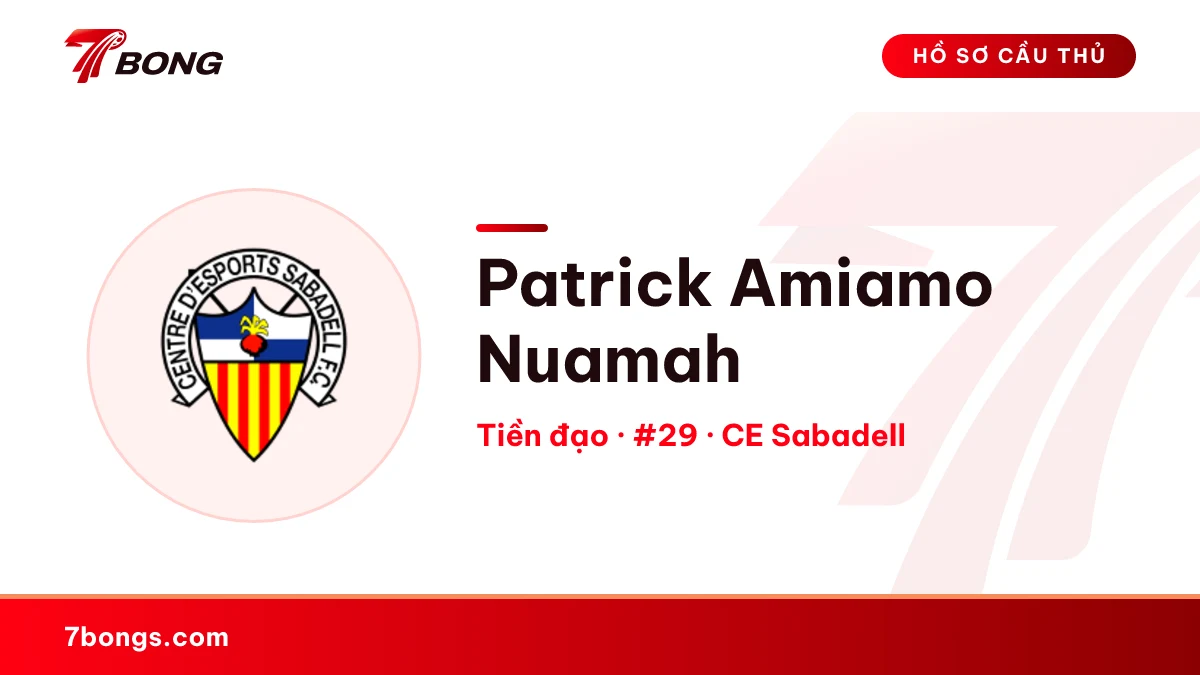 Patrick Amiamo Nuamah — CE Sabadell