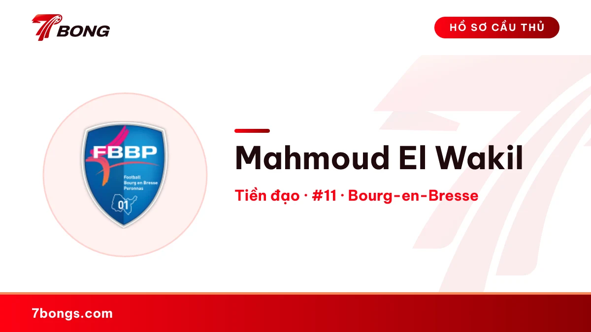 Mahmoud El Wakil — Bourg-en-Bresse