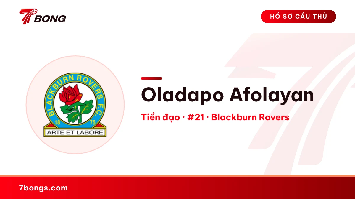 Oladapo Afolayan — Blackburn Rovers