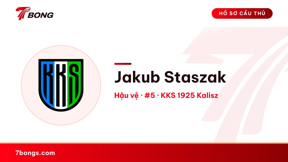 Jakub Staszak — KKS 1925 Kalisz