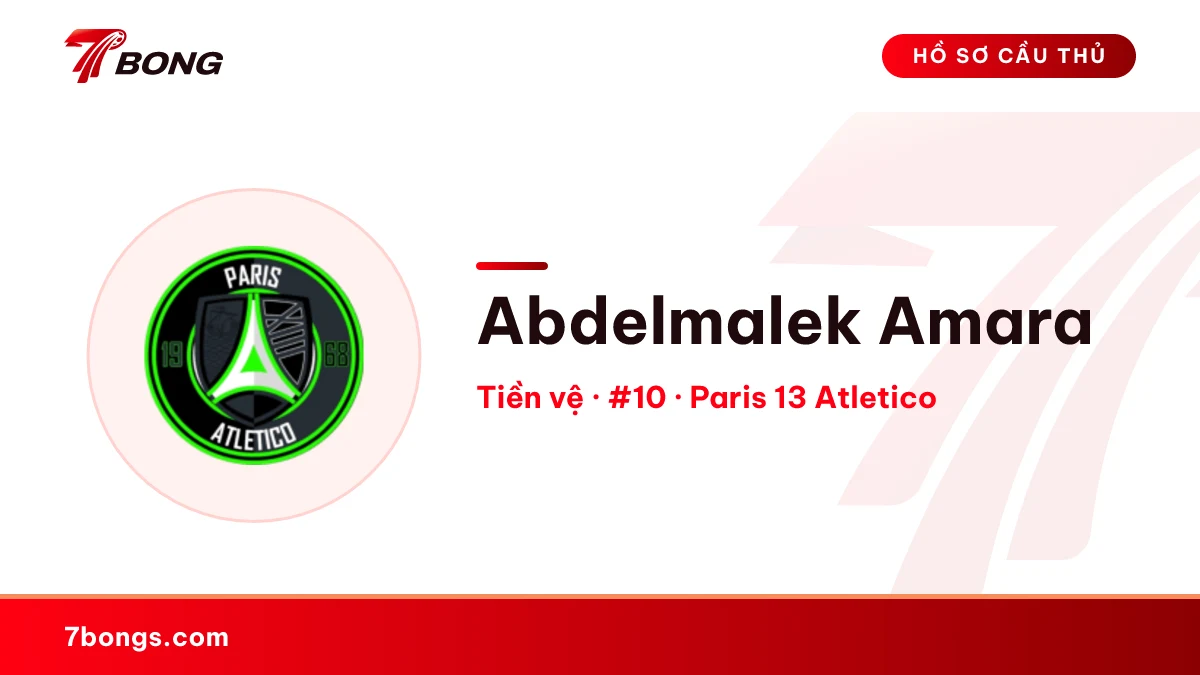 Abdelmalek Amara — Paris 13 Atletico