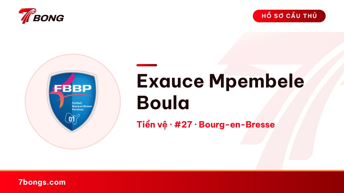 Exauce Mpembele Boula — Bourg-en-Bresse