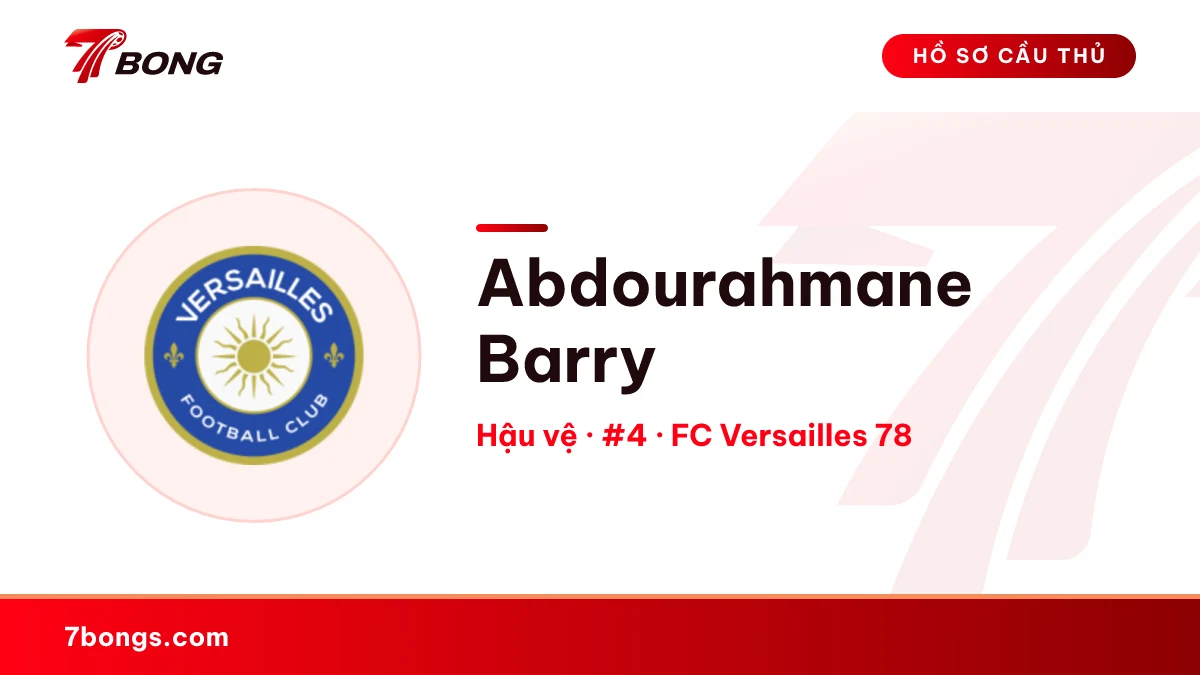 Abdourahmane Barry — FC Versailles 78