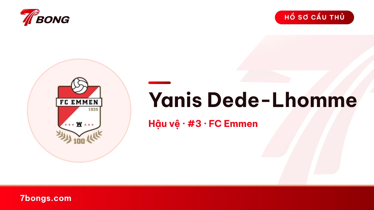 Yanis Dede-Lhomme — FC Emmen