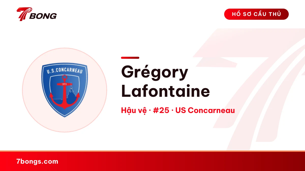 Grégory Lafontaine — US Concarneau