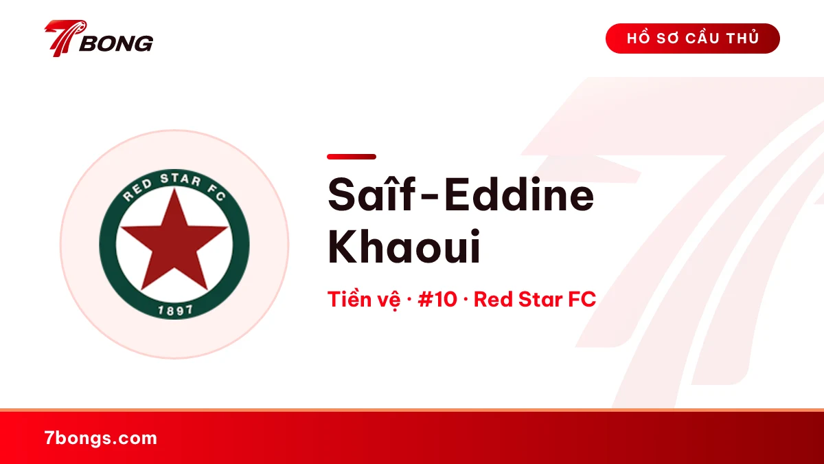 Saîf-Eddine Khaoui — Red Star FC
