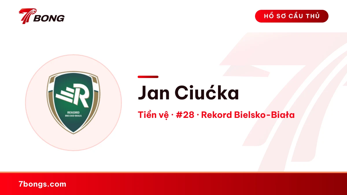 Jan Ciućka — Rekord Bielsko-Biała
