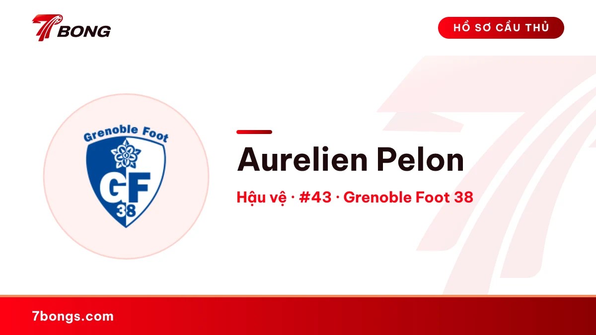 Aurelien Pelon — Grenoble Foot 38