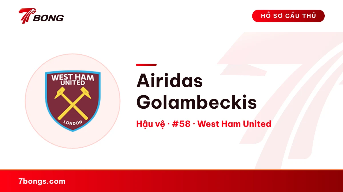 Airidas Golambeckis — West Ham United