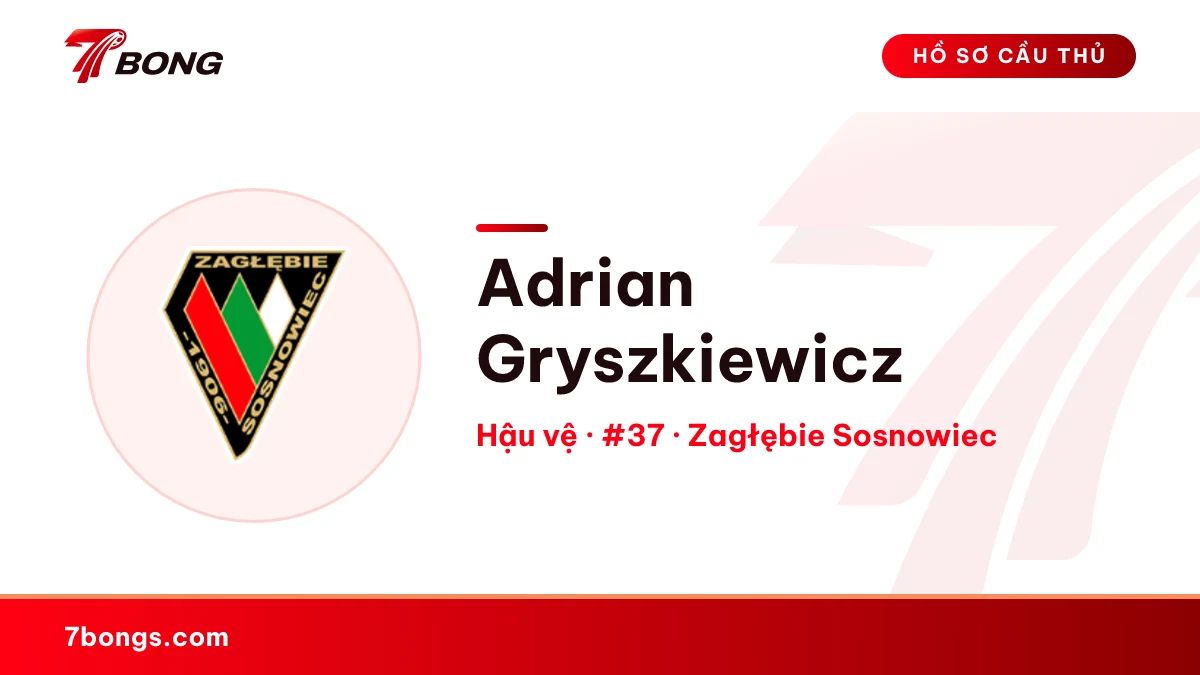 Adrian Gryszkiewicz — Zagłębie Sosnowiec