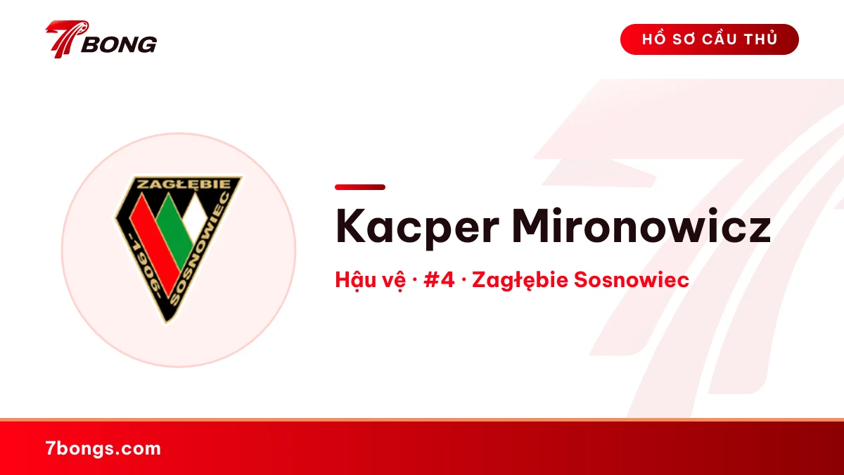 Kacper Mironowicz — Zagłębie Sosnowiec