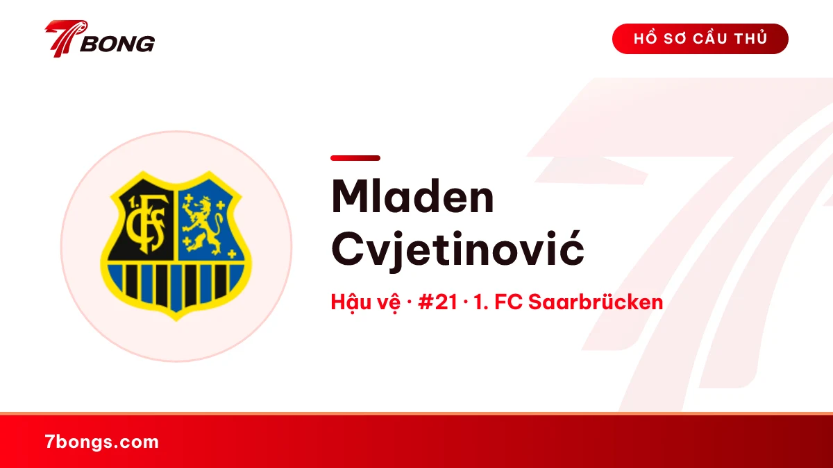 Mladen Cvjetinović — 1. FC Saarbrücken