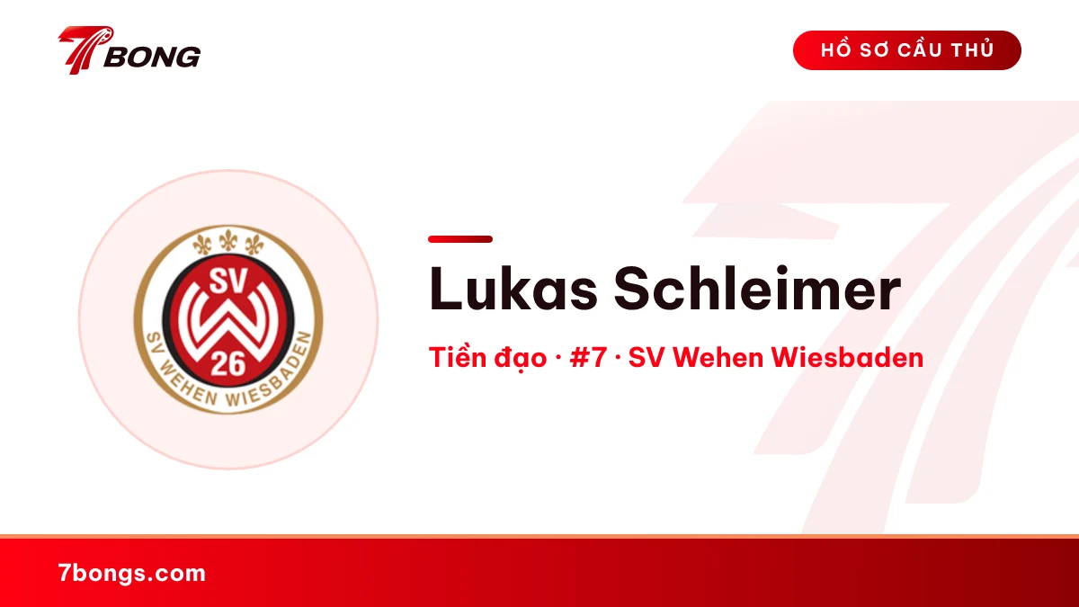 Lukas Schleimer — SV Wehen Wiesbaden