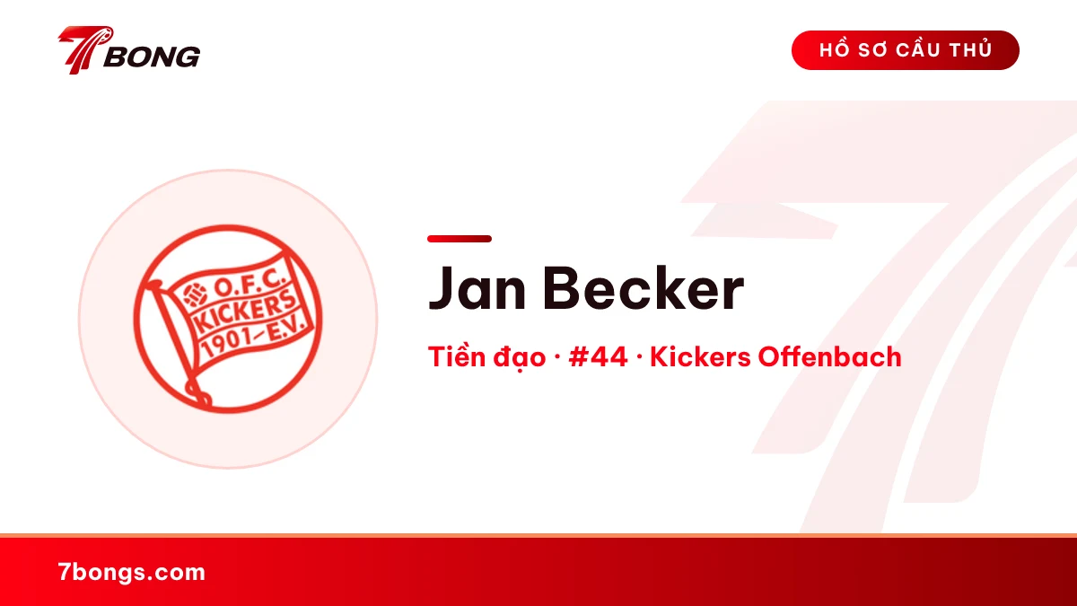 Jan Becker — Kickers Offenbach