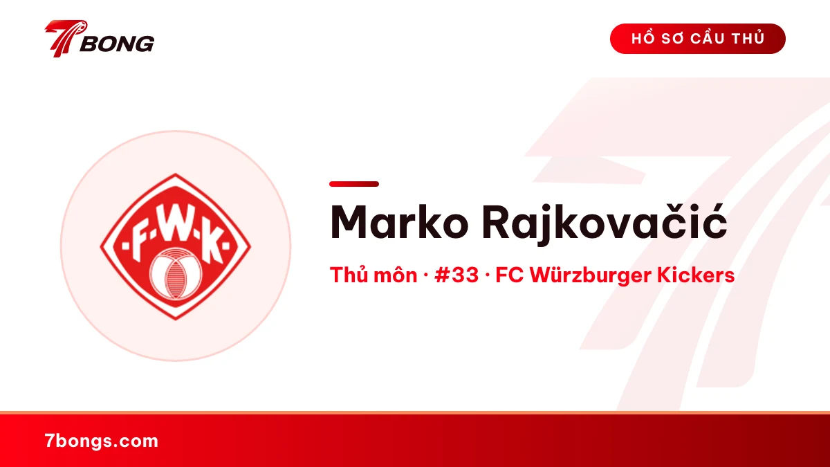 Marko Rajkovačić — FC Würzburger Kickers