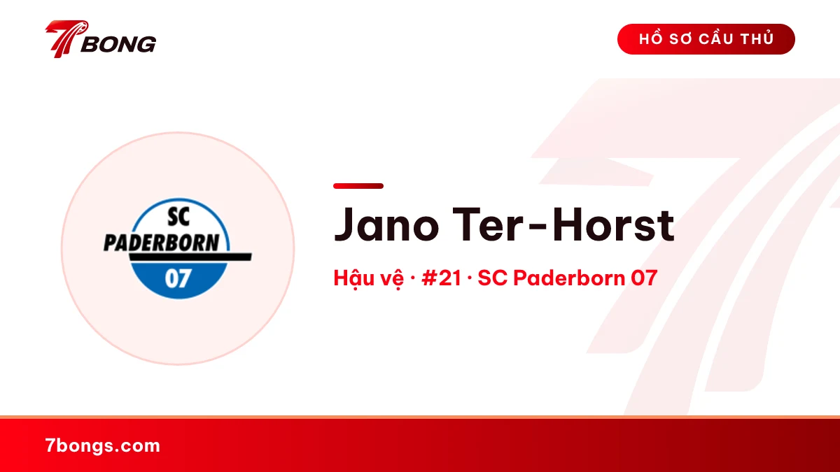 Jano Ter-Horst — SC Paderborn 07