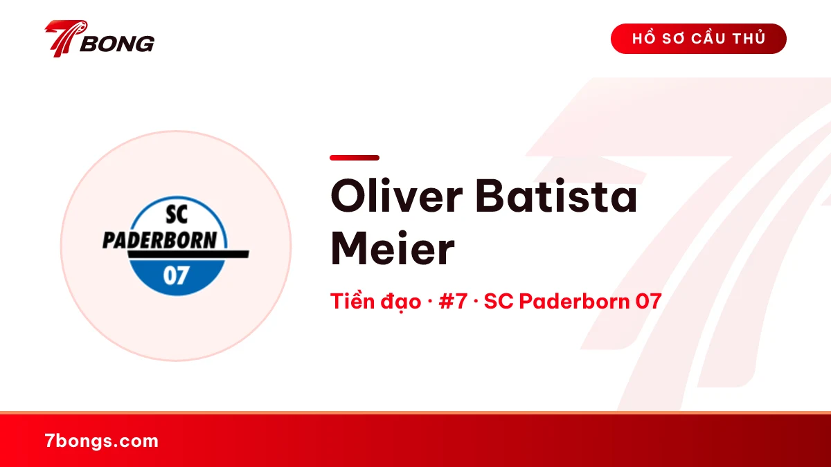 Oliver Batista Meier — SC Paderborn 07