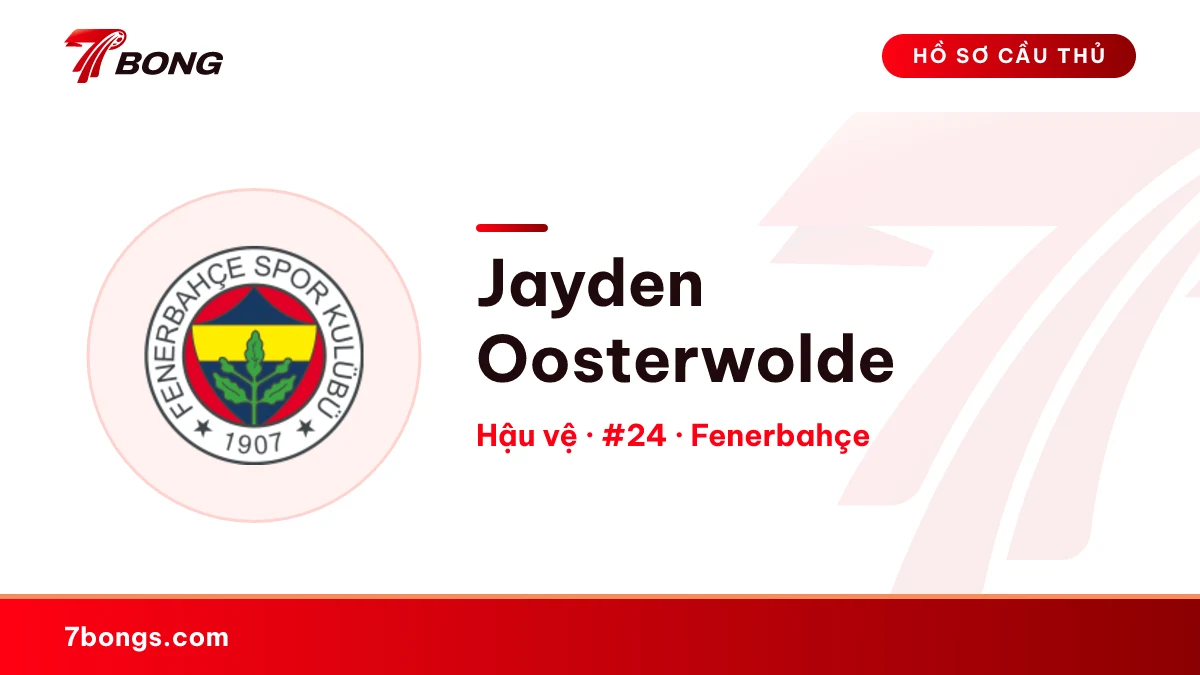 Jayden Oosterwolde — Fenerbahçe