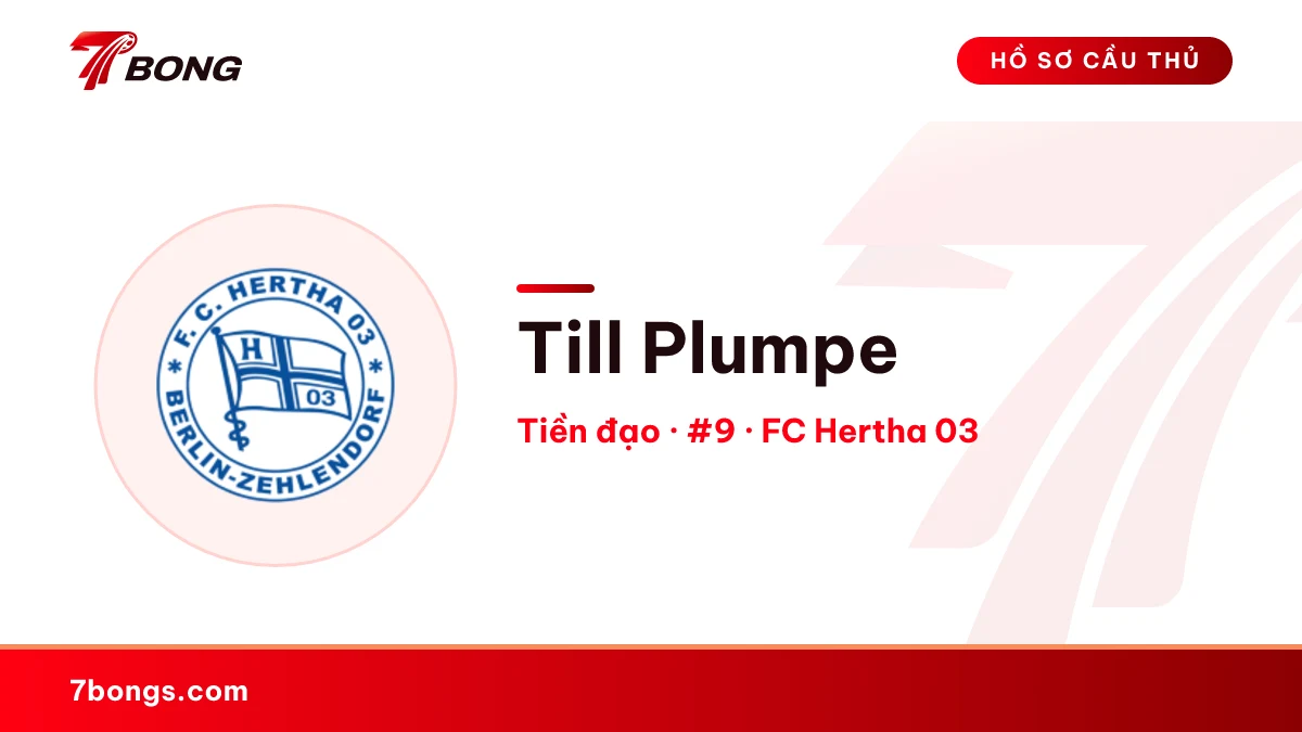Till Plumpe — FC Hertha 03