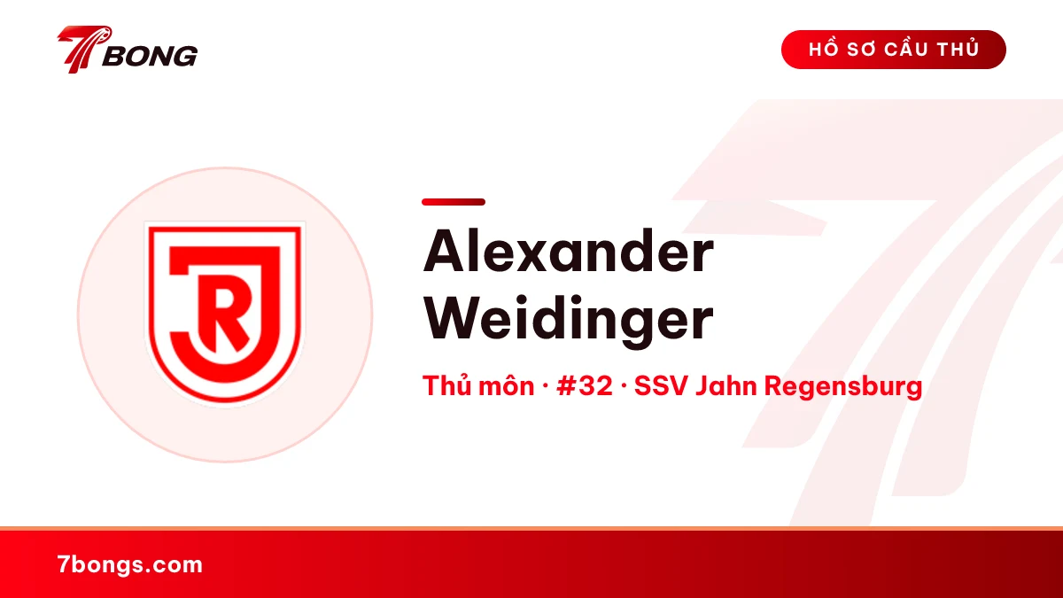 Alexander Weidinger — SSV Jahn Regensburg