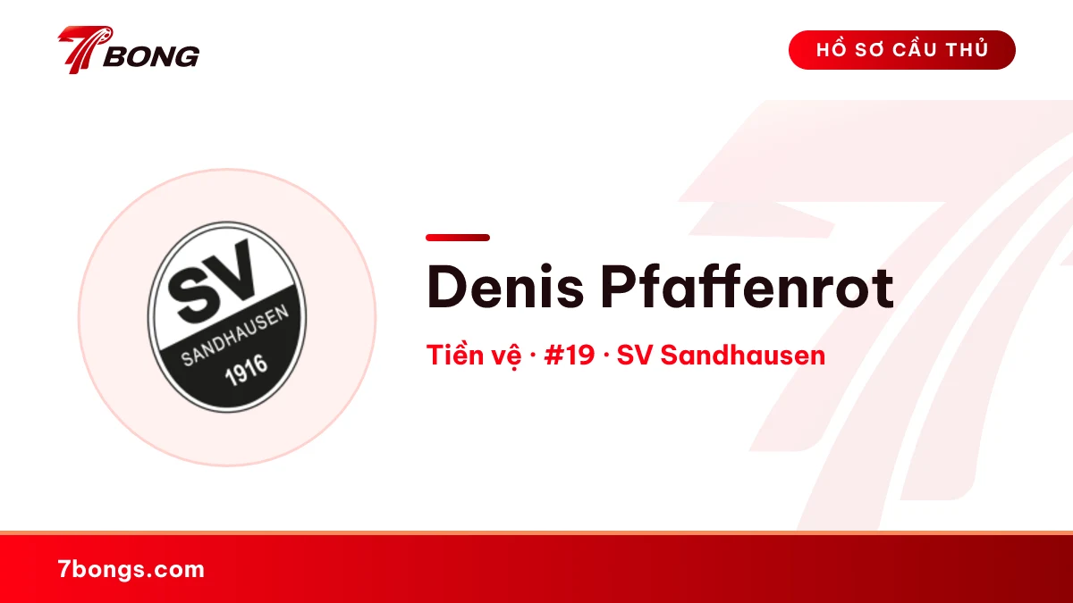 Denis Pfaffenrot — SV Sandhausen