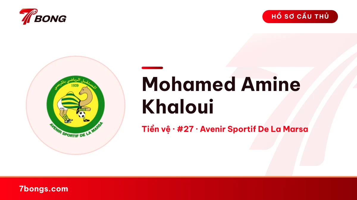 Mohamed Amine Khaloui — Avenir Sportif De La Marsa