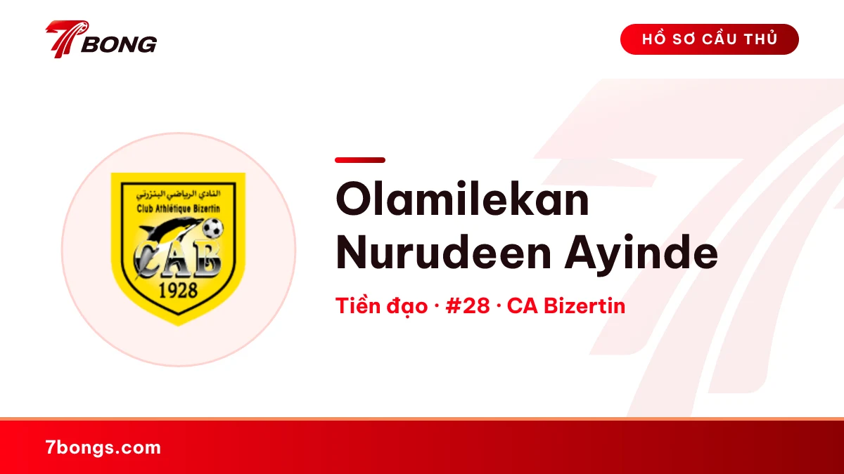 Olamilekan Nurudeen Ayinde — CA Bizertin