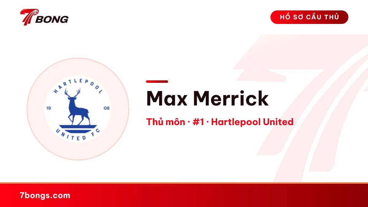 Max Merrick — Hartlepool United