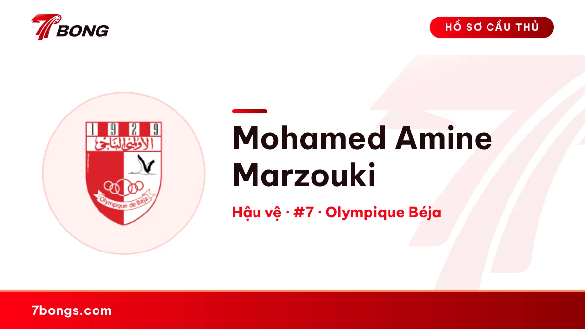 Mohamed Amine Marzouki — Olympique Béja