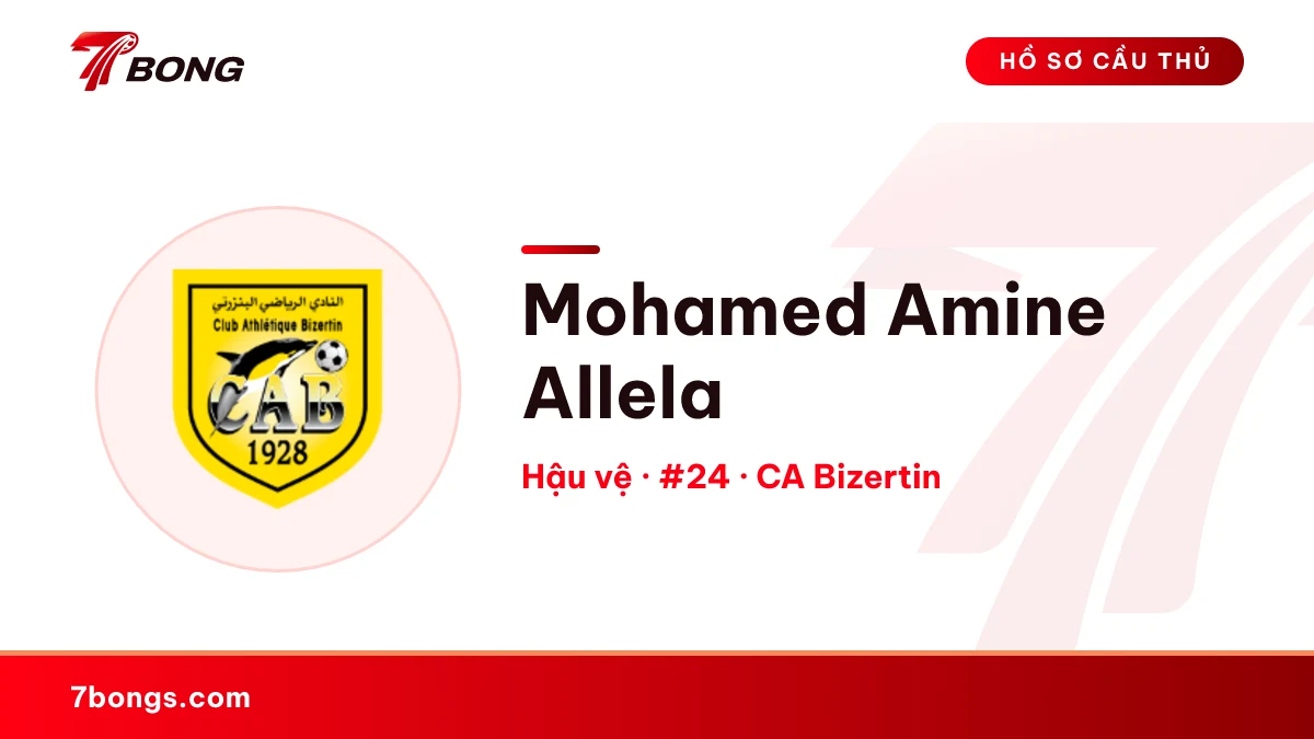 Mohamed Amine Allela — CA Bizertin