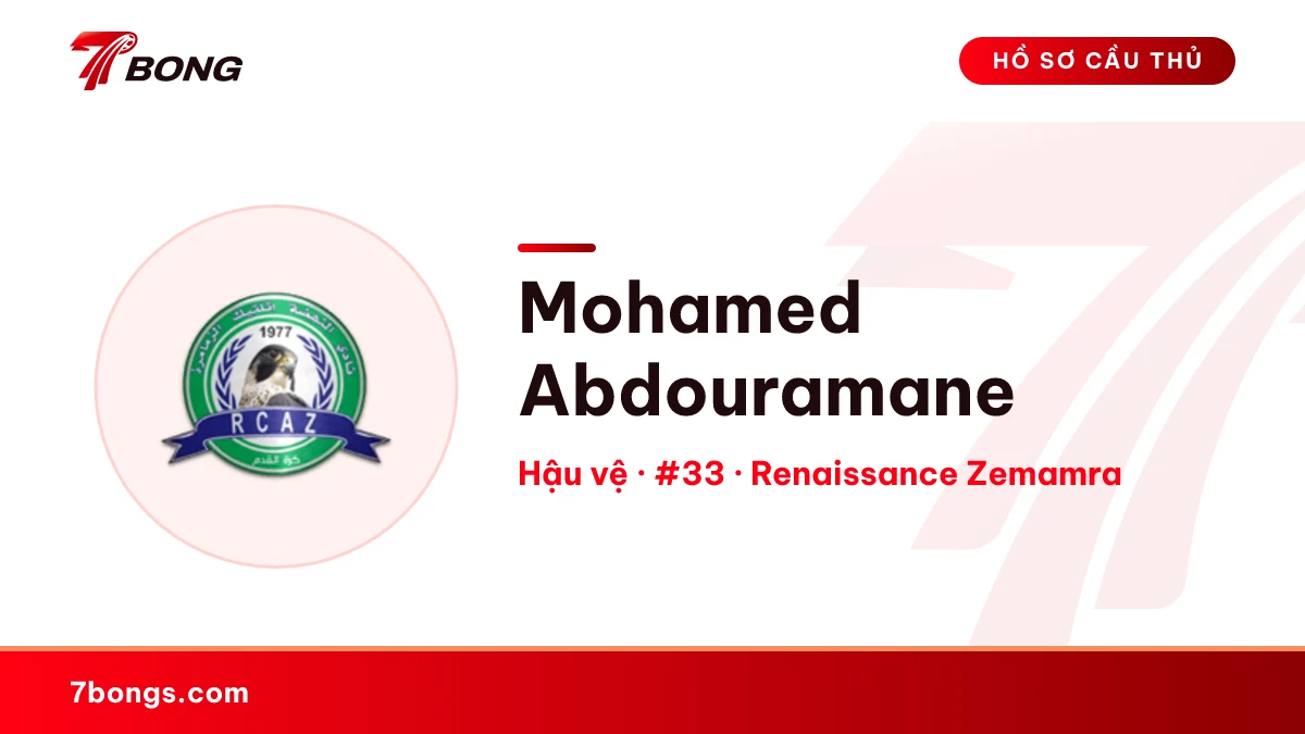 Mohamed Abdouramane — Renaissance Zemamra