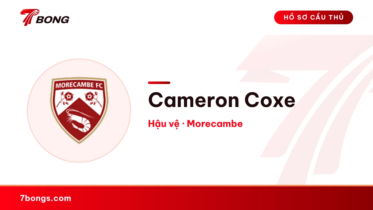 Cameron Coxe — Morecambe