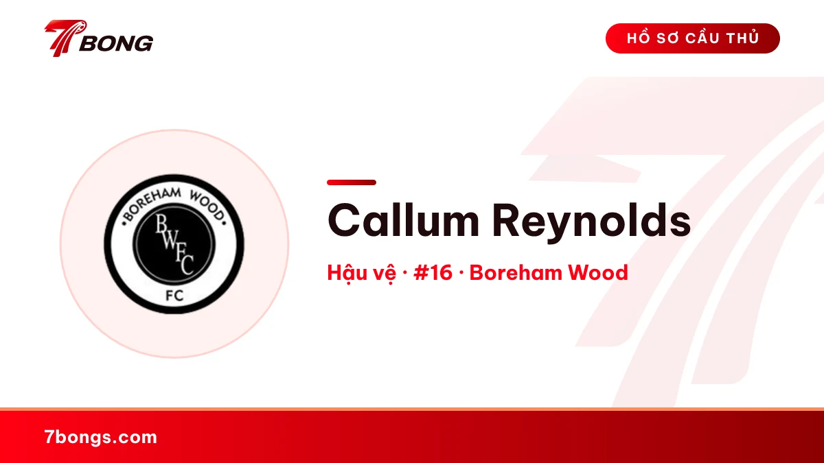 Callum Reynolds — Boreham Wood