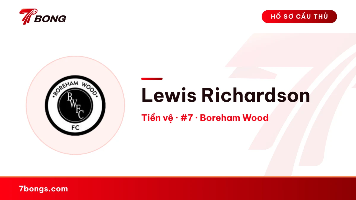 Lewis Richardson — Boreham Wood