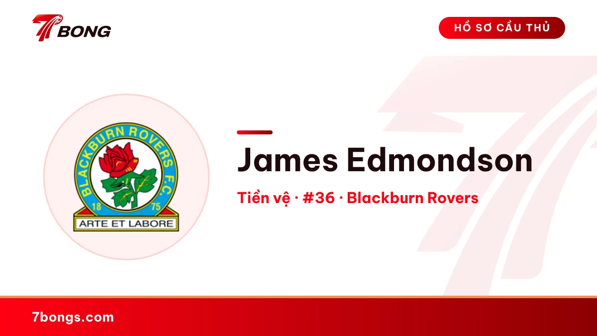 James Edmondson — Blackburn Rovers