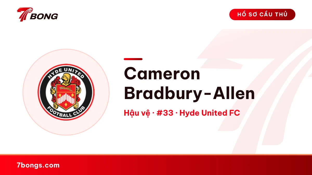 Cameron Bradbury-Allen — Hyde United FC